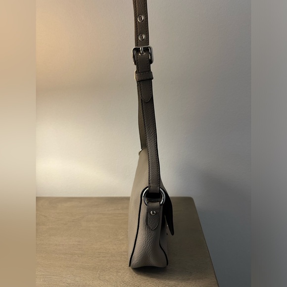 Miu Miu gray leather cross body messenger bag - Picture 6 of 6